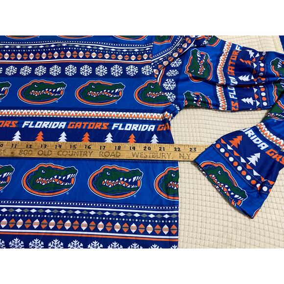 Florida Gators Ugly Sweater Long Sleeve Shirt Sleepwear Large Blue Concepts - Picture 3 of 7